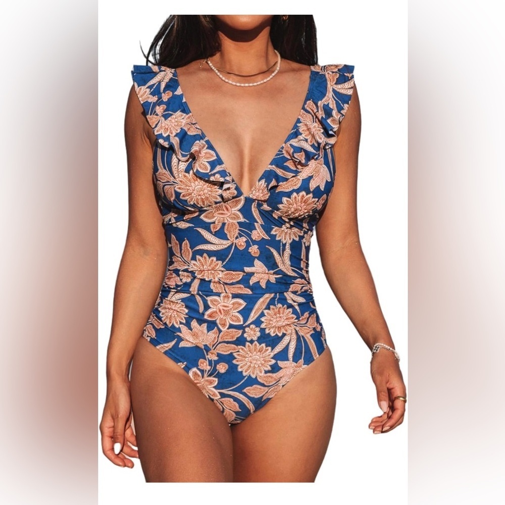🆕Floral Ruffle One-Piece Swimsuit